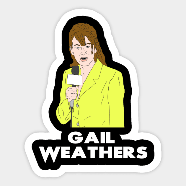 Gail Weathers Sticker by VideoNasties